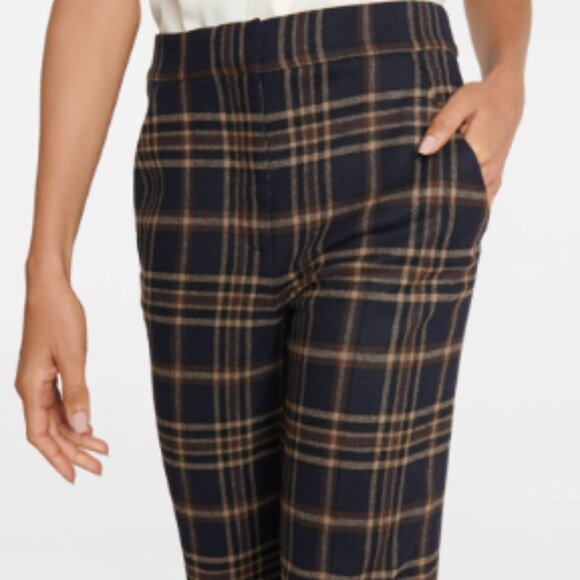 Veronica Beard wool blend Tuli check trousers Pants NWT - Picture 6 of 12